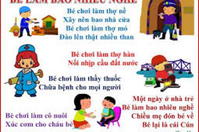 BÉ LÀM BAO NHIÊU NGHỀ