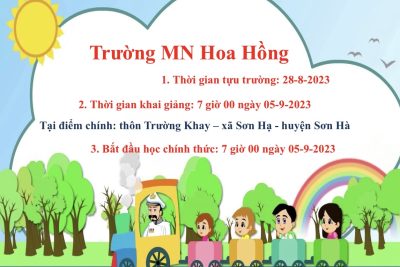 Thời gian tựu trường; Khai giảng và học chính thức năm học 2023 – 2024